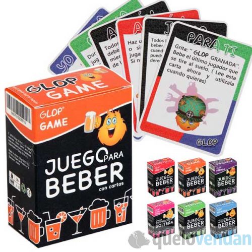 Glop 500 Cartas - Tragos Beber Game for Latinos - Trago Game - Juegos  para Beber - Juegos en Español - Juegos de Mesa en Español : Juguetes y  Juegos