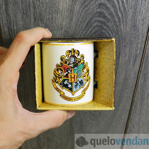 Mini Taza Harry Potter Hogwarts escudo